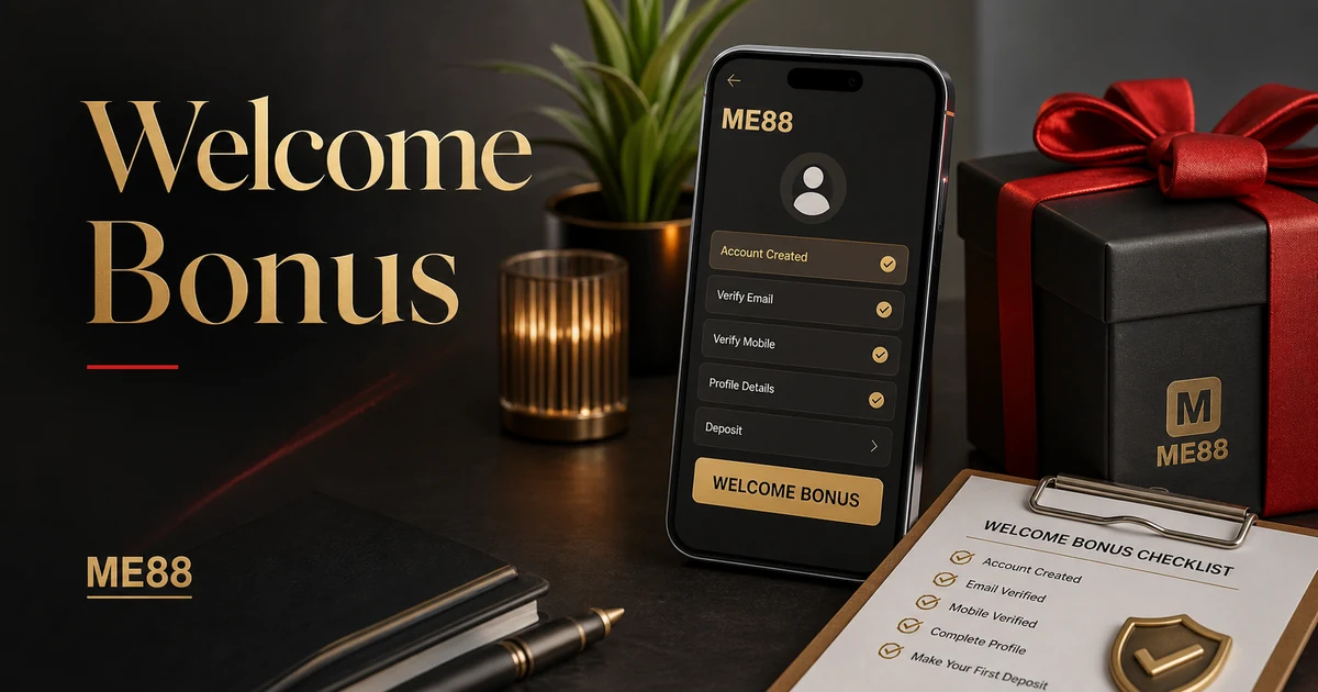 ME88 Welcome Bonus Malaysia